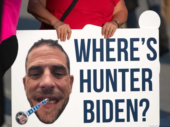 Hunter Biden sign