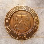 US Treasury Department logo.