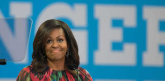 Michelle Obama speaking at Clinton Kaine event.