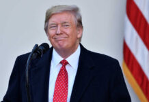 Donald Trump smiling
