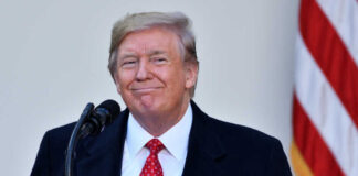 Donald Trump smiling