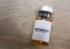 A vial of ketamine