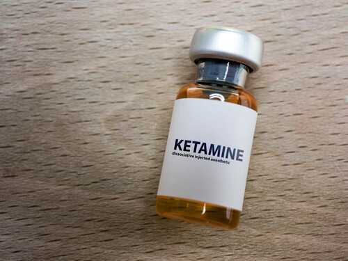 A vial of ketamine