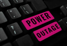 Power Grid CRUMBLES — Thousands Trapped Without Electricity Keyboard with power outage stickers