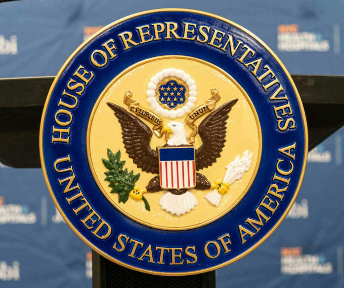 Seal of the U.S. House of Representatives.