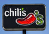 Chili's restaurant sign featuring a red chili pepper