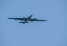 U.S. Spy Flights Suddenly Surge A U-2 spy plane flying high in a clear blue sky