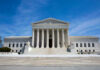 Supreme Court Stuns Libs — Map Scrapped! U.S. Supreme Court building under clear blue sky.