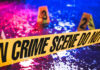 VIDEO: Youth Center Carnage – 6 Dead Crime scene tape with blurred evidence markers.