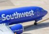 Southwest Backtracks After Fury Southwest blue passenger airplane taxiing on airport tarmac