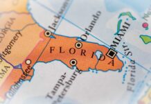 Shallow Water Kills — Florida’s Grim Surprise Close-up map of Florida peninsula with major cities highlighted