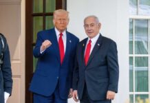 Donald Trump and Benjamin Netanyahu