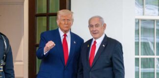 Donald Trump and Benjamin Netanyahu