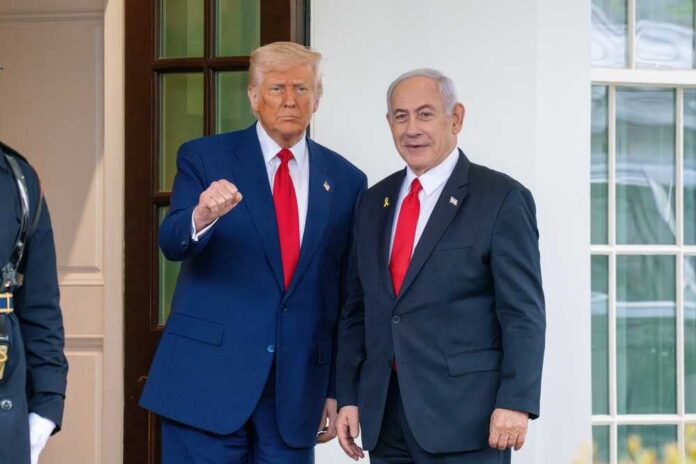 Donald Trump and Benjamin Netanyahu