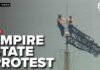 Protesters scale Empire State Building