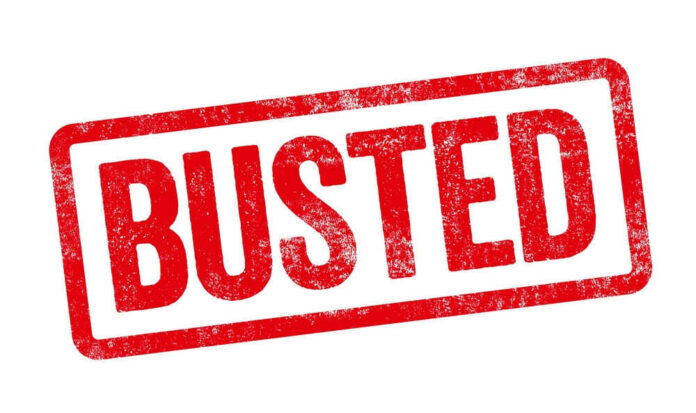 shutterstock_2145950997 Red Busted stamp on white background
