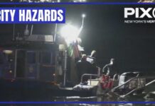 Baby Lost — Operator Nabbed Hours Later 1 arrested after New York Harbor capsizing kills woman, her 5-month-old baby
