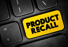 Walmart Recall: Tainted Product Causes Risk Product recall key on computer keyboard