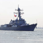 U.S. Navy Warship Goes Dark In Hot Zone
