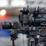 Mass Murder Rampage Leaves Police Stunned Professional video cameras on tripods