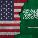 United States and Saudi Arabia flags side by side
