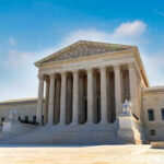 Trump’s Medical Visit Sparks Suspicion U.S. Supreme Court building exterior under blue sky.