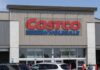 Costco Shock: Product Rationing Hits Exterior view of a Costco Wholesale store with a clear blue sky