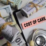 Trump Sending Some Americans THESE $500 Checks Bundles of cash next to a stethoscope and a note that says 'COST OF CARE'