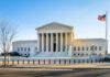 Supreme Court Packing By Dems Back On The Table?! Supreme Court building with columns and U.S. flag